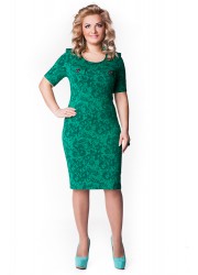 Платье Жасмин (зеленый) Лавира