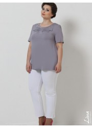 Блуза Анжела (ТД Лина) серый