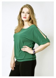 Блуза "Шарм" (зеленый)