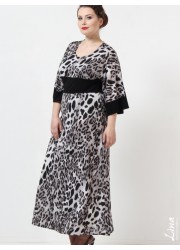 Платье Джуна (ТД Лина) леопард серый