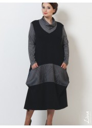 Платье Касабланка-1 (ТД Лина) серый темный