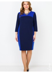 Платье Дуэт (ТД Лина) синий-василек